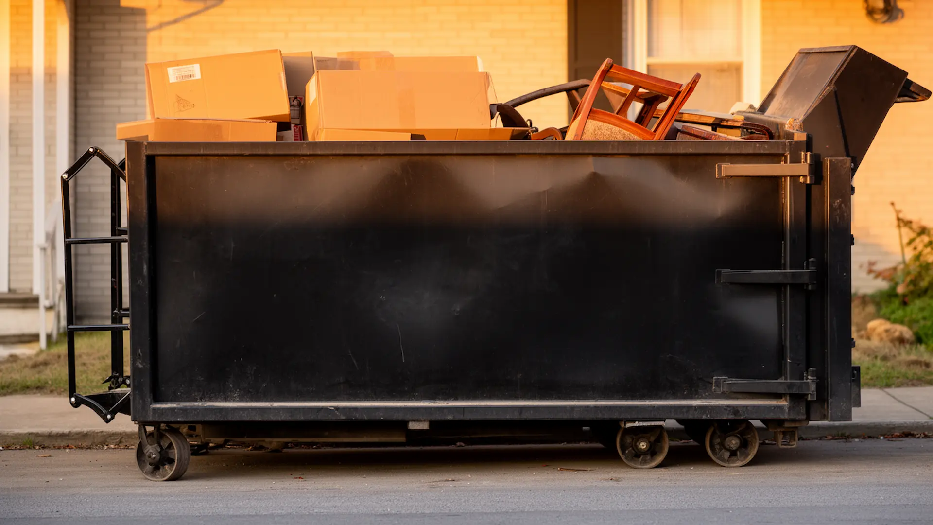 Roll-off dumpster from Griswold & Parrish Dumpsters in Edison, NJ